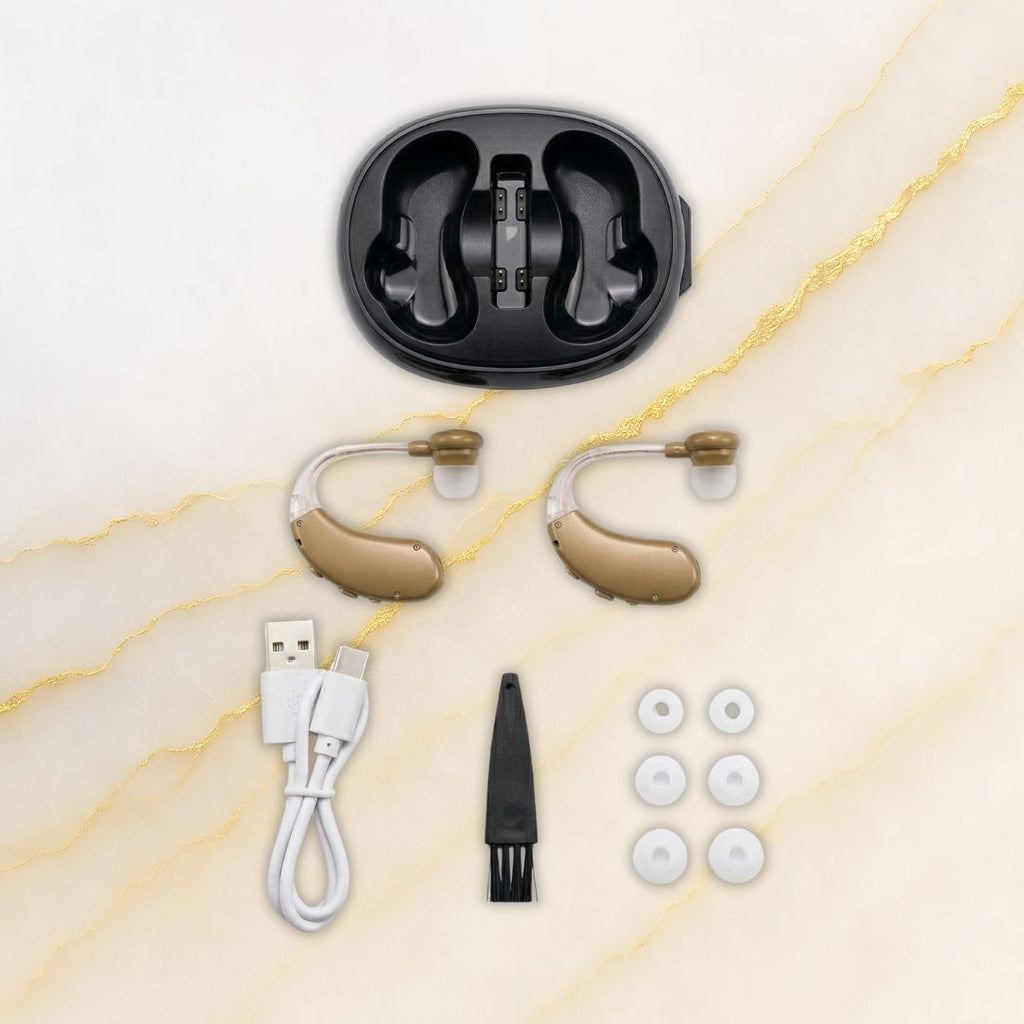 Invisi Ear - Amplificador de sonido Digital recargable (Set x 2)